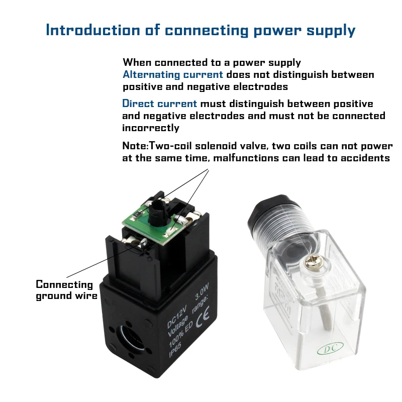 3V310-10 Series 3 port 2 position Solenoid valve normally closed 3V310-10-NC open 3V310-10-NO AC220V DC12V DC24V AC110V