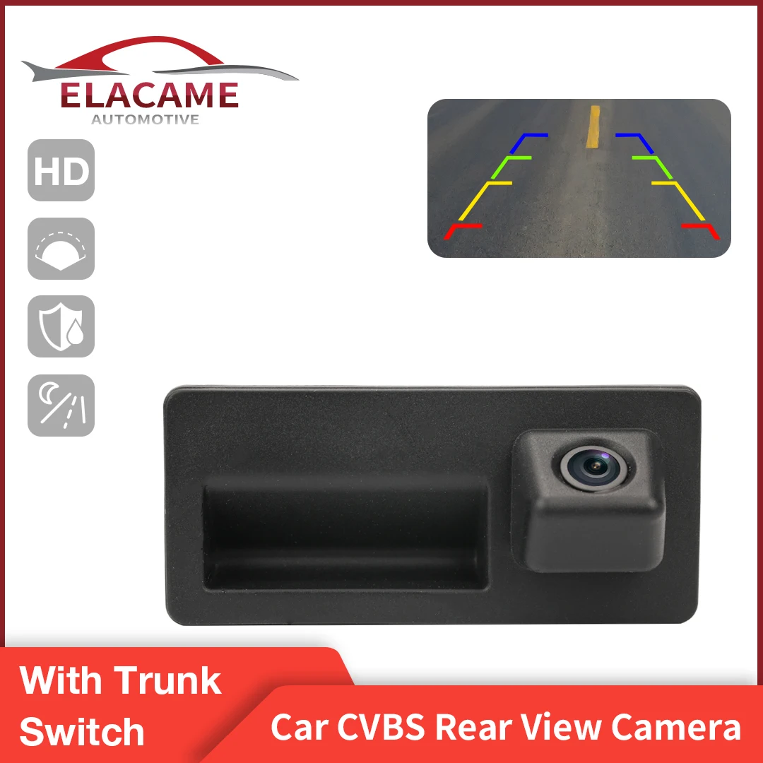 

Trunk Switch Rear View Camera Night Version RCA Reverse Parking Camera for VW Passat Golf Polo Jetta Tiguan for Audi A3 A4 A5