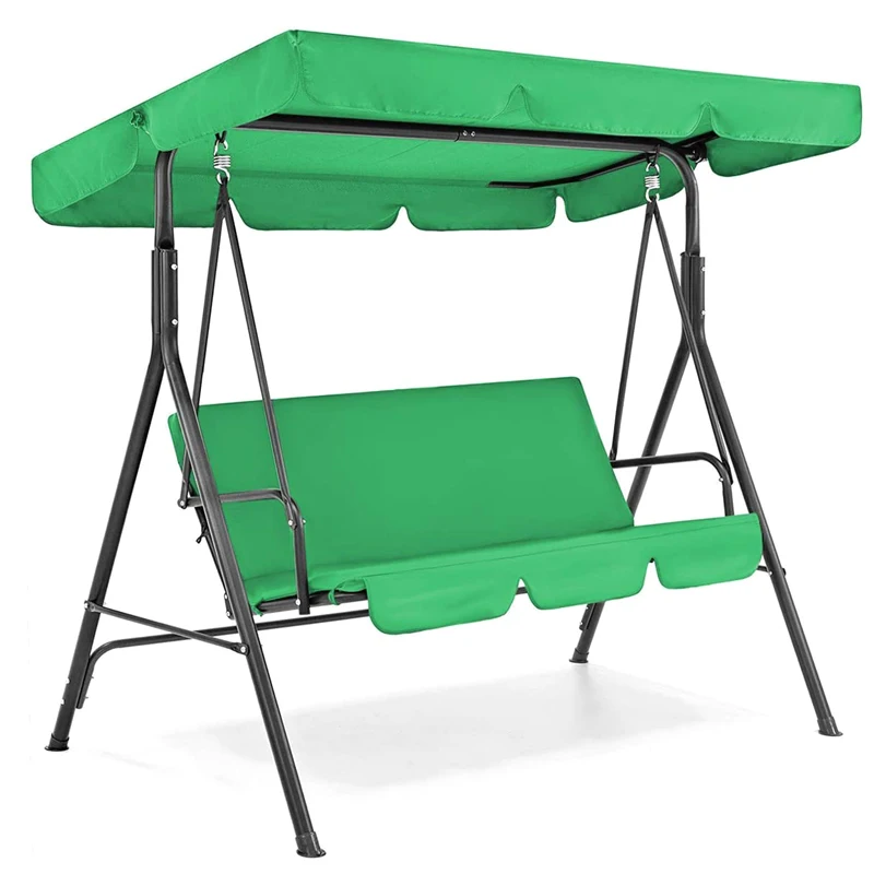 

Economical 3 Seat Swing Canopies Seat Cushion Cover Set Patio Swing Chair Hammock Replacement Waterproof Garden ds99
