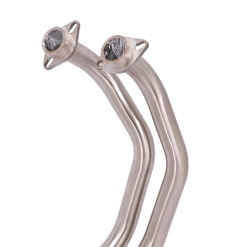 

For Yamaha R25 R3 MT25 MT03 Motorcycle Exhaust Front Link Pipe Steel Connector Tube With Catalyst Slip On R25 R3 Stock Exhaust