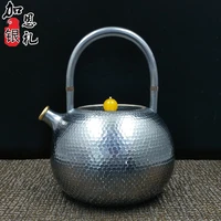 teapot portable kettle silver teapot hot water teapot 700ml water kung fu tea set