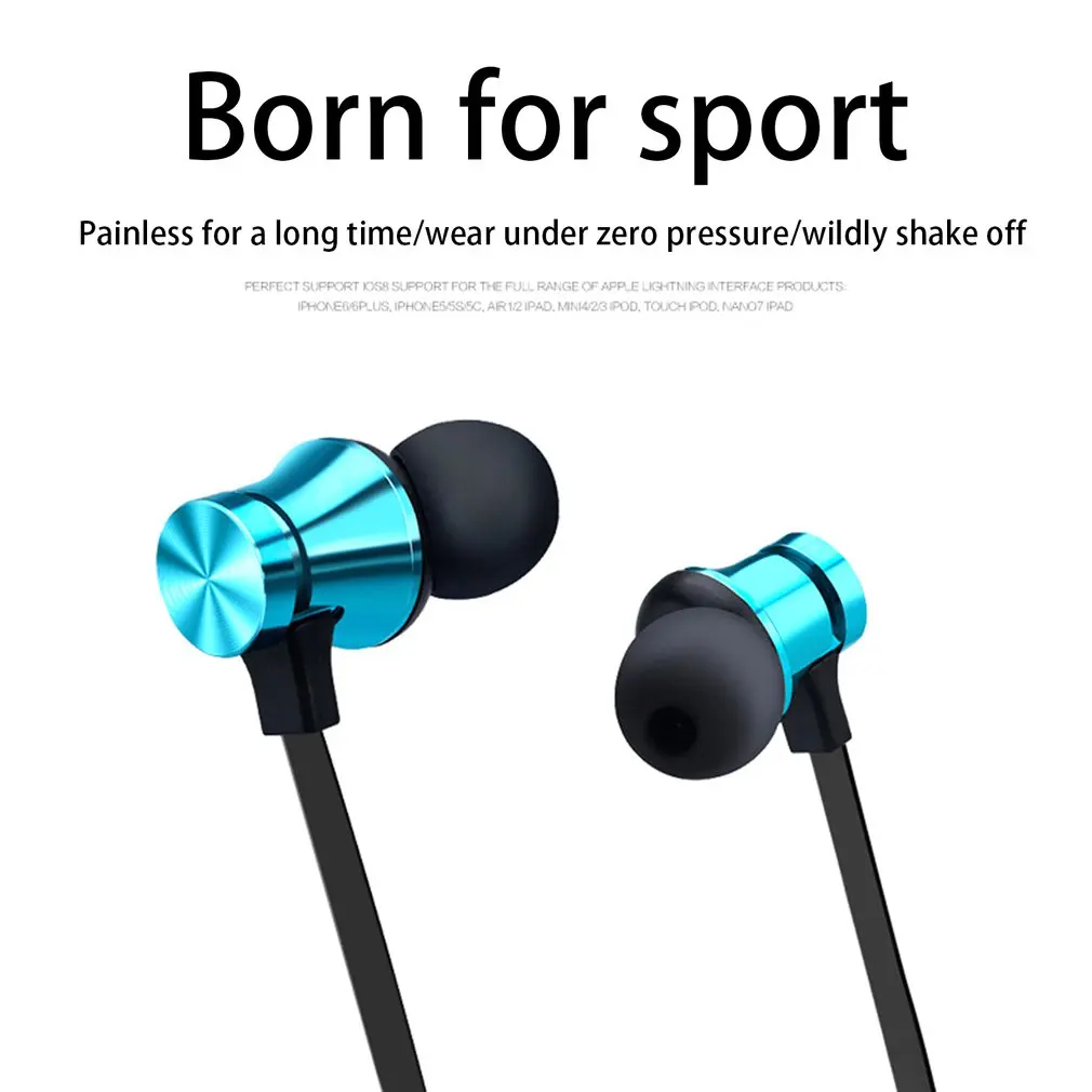 

XT11 Sport Earphone Bluetooth-compatible Wireless Earphones Magnetic Headset With Mic Active Noise Cancelling Headset For Phones