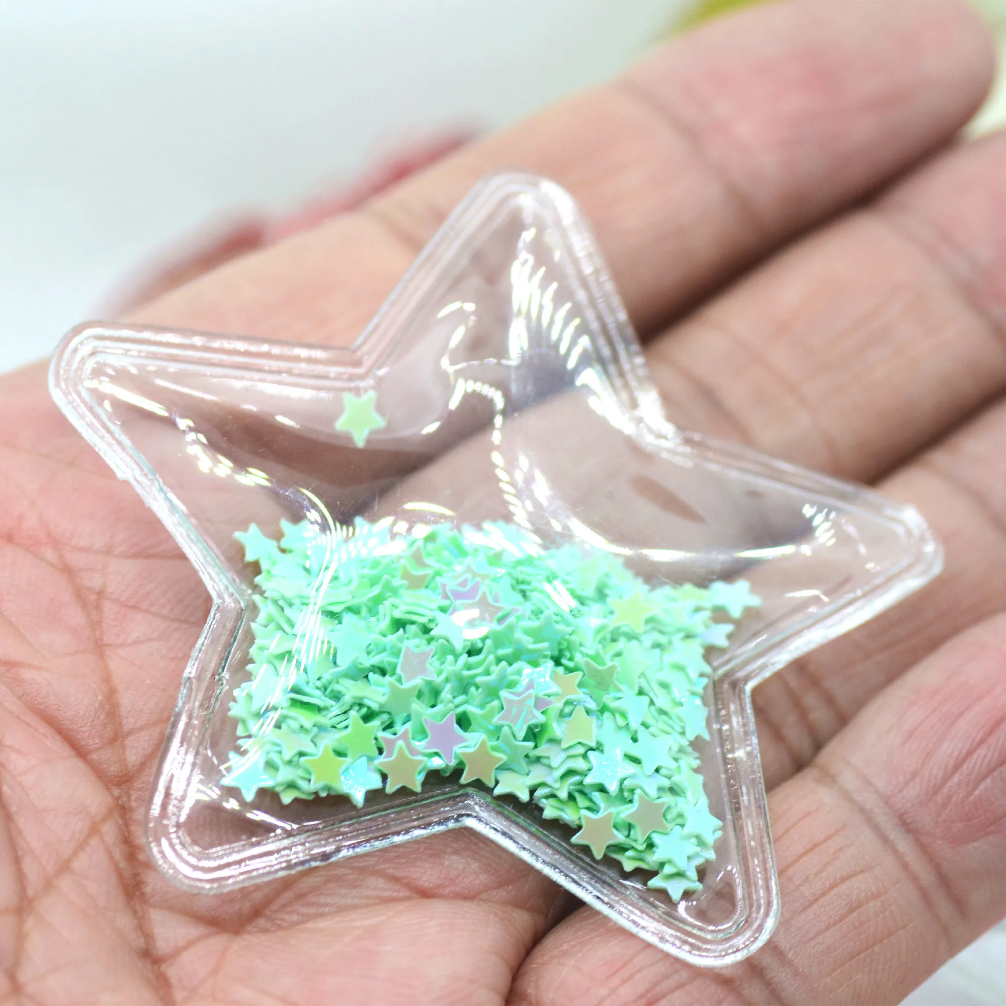 12 шт 65 мм ПВХ прозрачный надувной конфетти звезд Свадебная вечеринка для