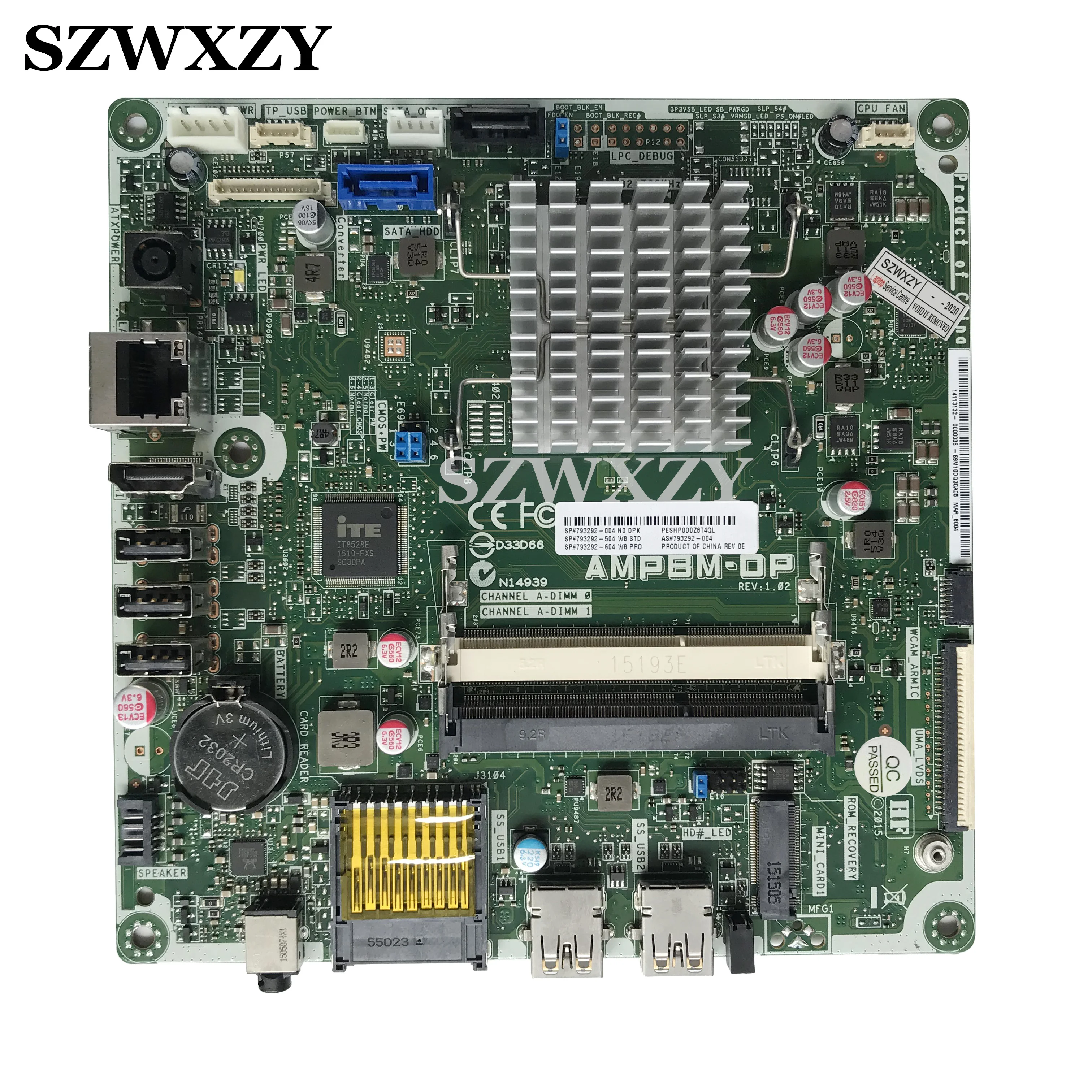 793292 004 для HP AMPBM DP OP материнская плата ноутбука 793295 793296 с процессором