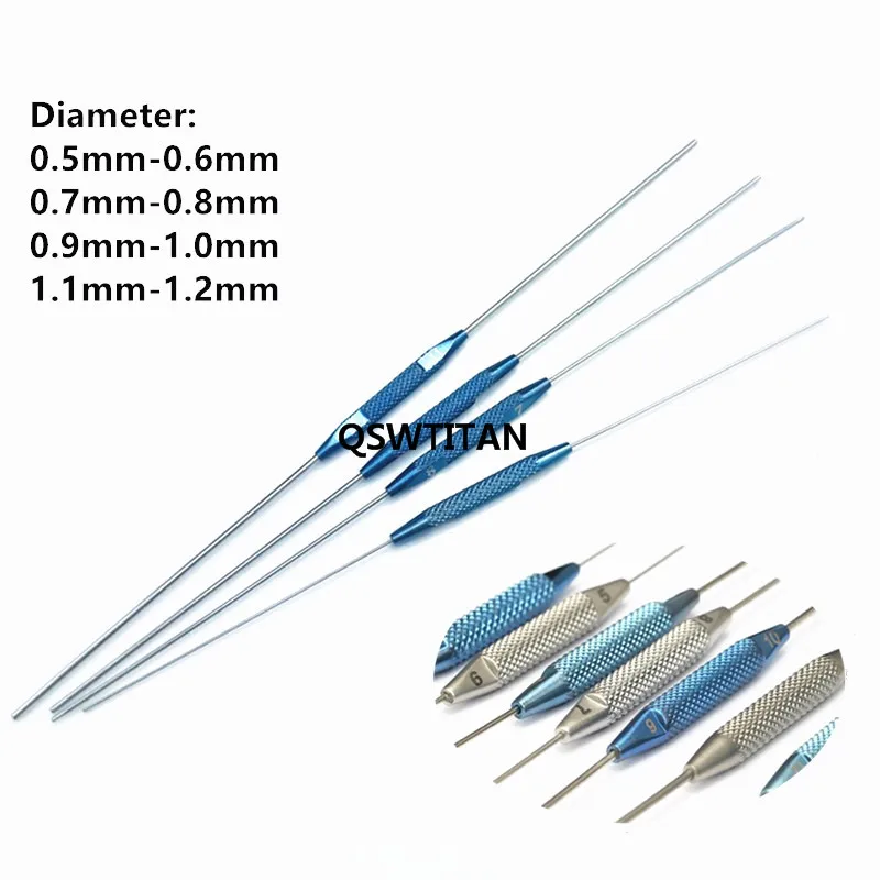Офтальмологический двухсторонний зонд для промывки лампы 4 шт./компл.