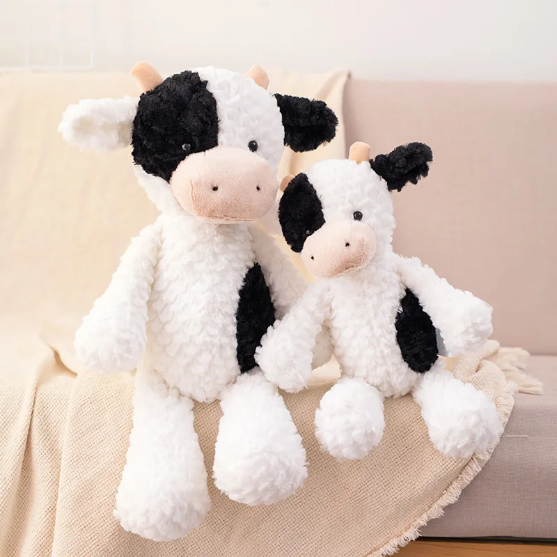 

Милая плюшевая корова, 35/50 см, мультяшная плюшевая игрушка крупного рогатого скота, мягкие плюшевые животные, детские игрушки, строительные ...