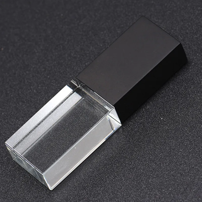 JASTER элегантный розовый Золотой ярко-розовый кристалл usb 2,0 флеш-накопитель с логотипом на заказ 4 ГБ 8 ГБ 16 ГБ 32 ГБ 64 ГБ 128 ГБ - Цвет: Black