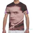 Футболка Мужскаяженская с коротким рукавом и принтом