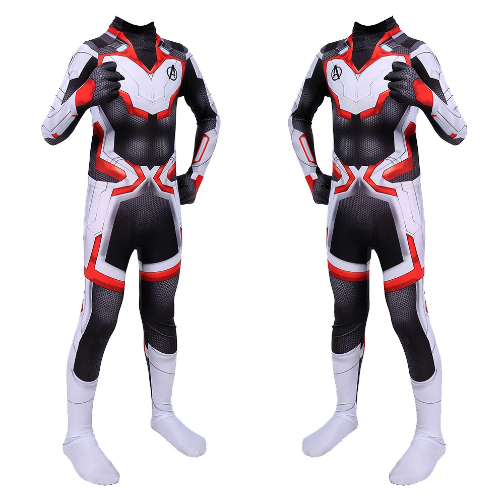 Мужской/женский/детский квантовый костюм для косплея Zentai на Хэллоуин боди