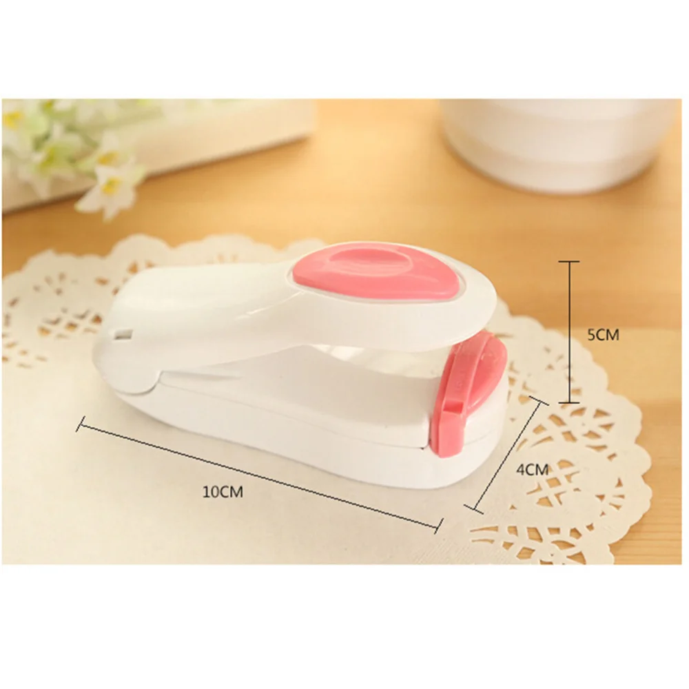 

3PCS Mini Heat Sealing Machine Home Use Portable Sealer Impulse Seal Packing Bag Kit Tools (White)