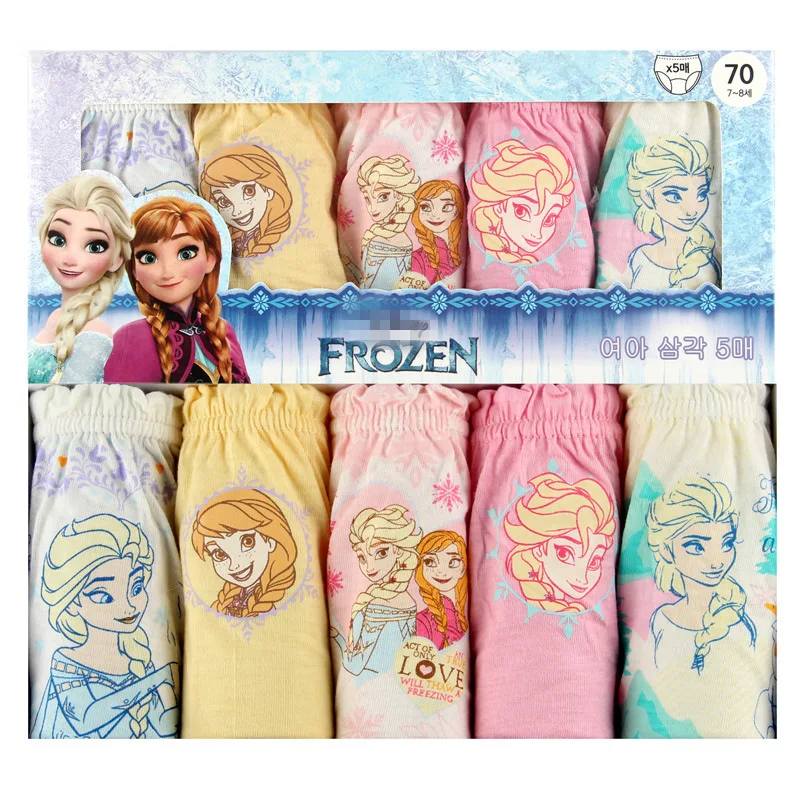 Нижнее белье для девочек трусы Disney Frozen Princess Короткие милые хлопковые трусики