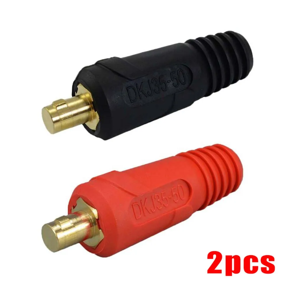

TIG Welding Cable Panel Connector Plug DKJ35-50 315Amp Quick Fitting 2pcs Welding Accessories Ferramenta