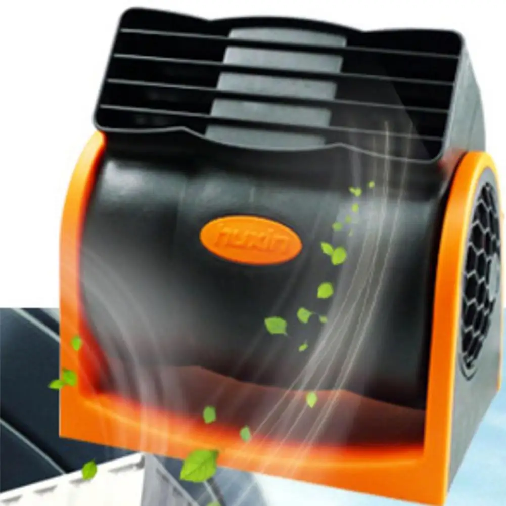 12/24V Автомобильный грузовой воздушный безлопастный вентилятор с регулируемой скоростью, безшумной системой охлаждения и высокой скоростью потока воздуха, безопасный для внедорожника.