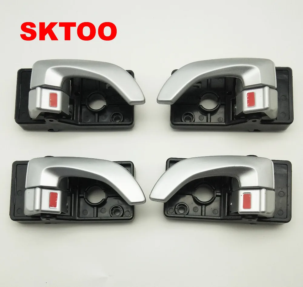 4 шт./комплект серебристые дверные ручки SKTOO для HYUNDAI TUCSON 2005 2009 2006 2007 2008 2009|Внешние