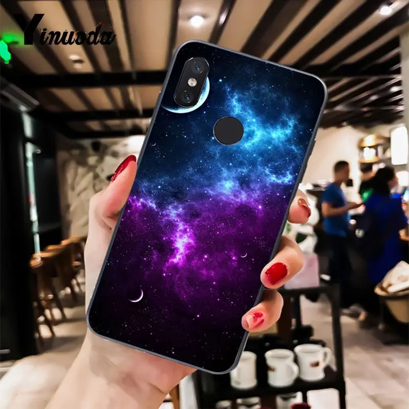 A9 Yinuoda фон для детских фото в стиле фиолетового цвета с изображением космической Звезды Мягкий чехол для телефона чехол для Xiaomi mi 6 mi x2 mi x2S 5A 6A 7A Red mi 5 note5 Note7 8pro - Цвет: A9