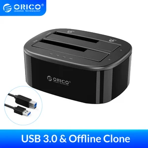 ORICO USB 3.0 на SATA двойной-Бей жесткий диск Док-станция для 2.53.5 дюймов HDDSSD с форума клон Функция протокола UASP