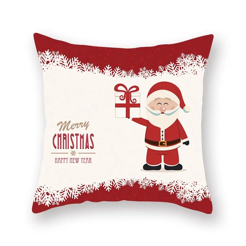 Рождественская подушка крышка декоративная Подушка Чехол домашнего декора