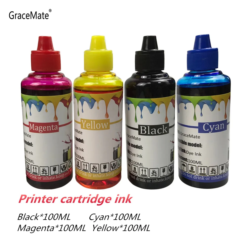 Чернила для принтера GraceMate сменные чернила HP 65 65XL Deskjet 2620 2623 2630 2655 2652 Envy 5010 5020 5030