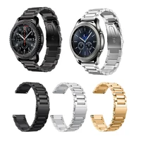 new 22mm business man steel watch band wrist strap mi band wristbands smart watch band bracelet for xiaomihuaweihuamiamazfit