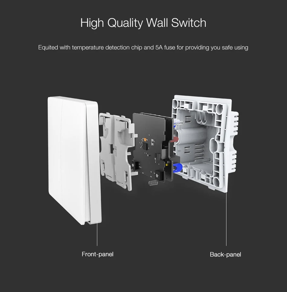В Xiao mi Aqara настенный выключатель Smart ZigBee Zero Line Fire Wire переключатель беспроводной ключ настенный переключатель работа с приложением mi Home