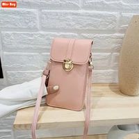 universal touch screen phone bag for iphone 12 11 pro max 5 5s 4 4s 6 7 plus x xs max xr wallet case shoulder bag phone pouch