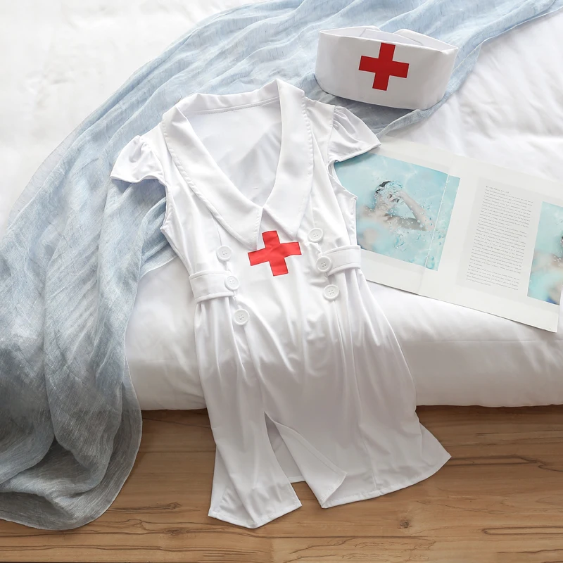 Сексуальные костюмы для сна Для женщин ролевых игр медсестра костюм Косплэй