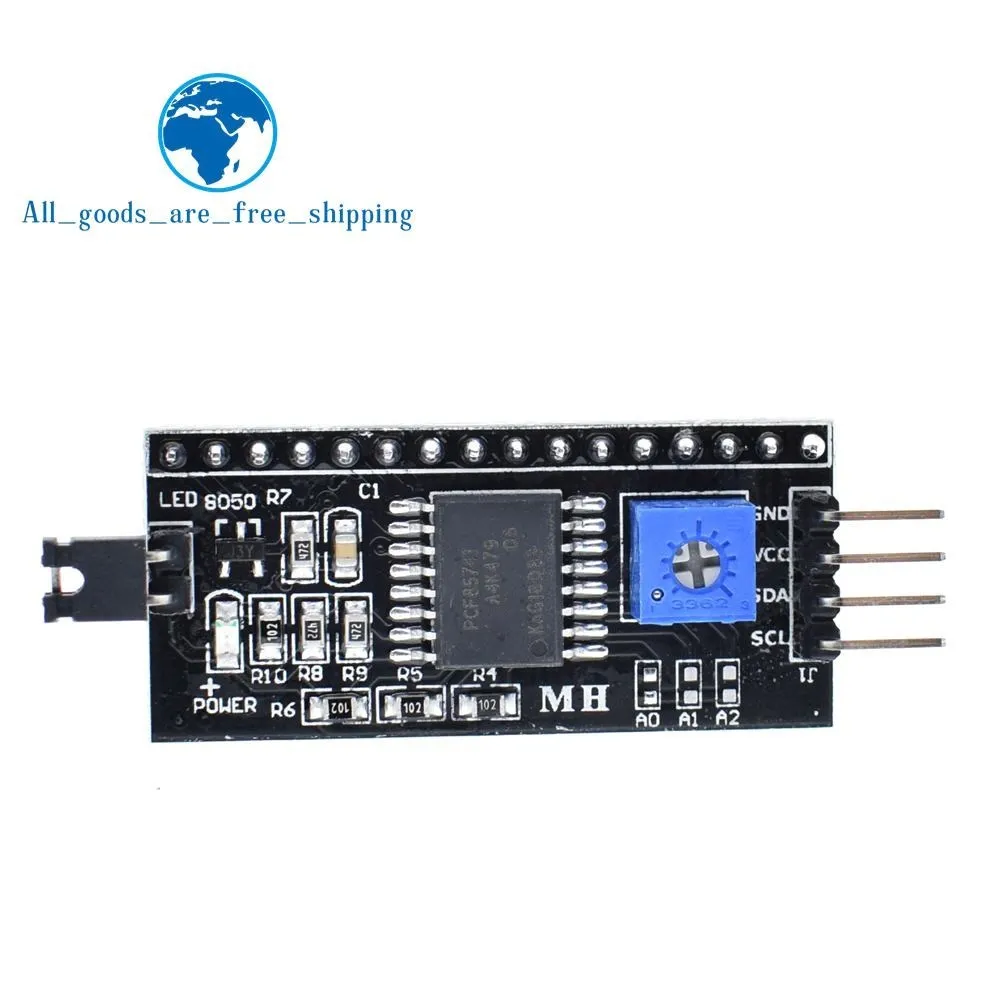 TZT IIC/igc/интерфейс lcd 1602 2004 ЖК-адаптер пластина для Arduino