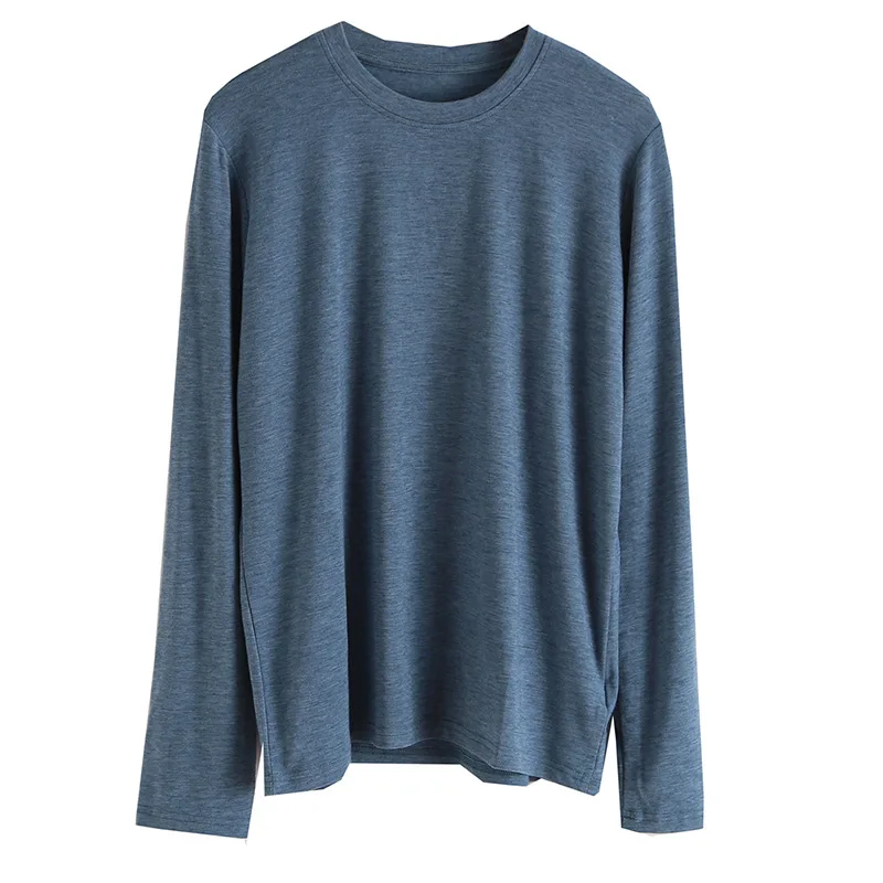 

women Close skin joker stretch O- neck long sleeve T-shirt unlined upper garment render based in the new coat female base shirt