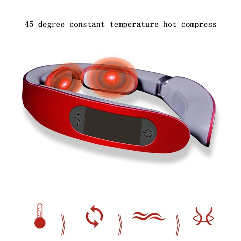Новый Интеллектуальный Массажер для шейного отдела портативный складной
