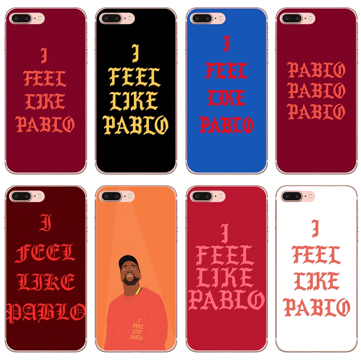 

Soft Case Covers Kanye West I FEEL LIKE PABLO For iPhone 10 11 12 13 Mini Pro 4S 5S SE 5C 6 6S 7 8 X XR XS Plus Max 2020