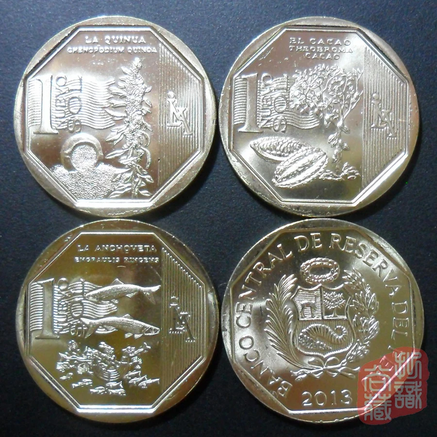 Комплект одежды из 3 предметов Перу 1 соль природных ресурсов серии Юбилейные