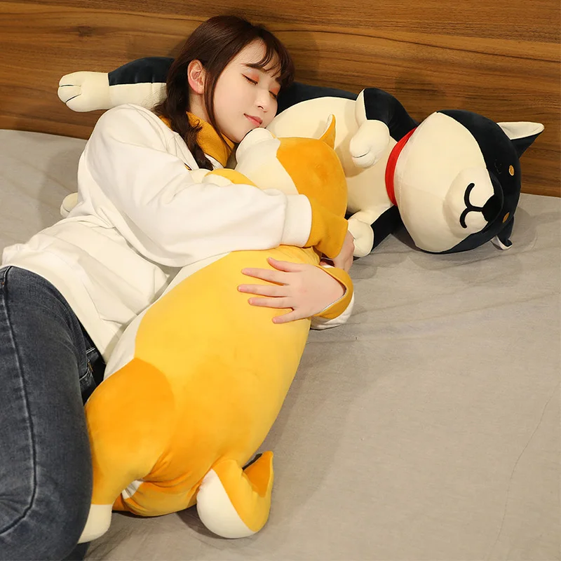 Online Peluche De Animales Para Gatos Y Perros, Cojín Para Siesta Para Oficina, Almohada De Tira Larga