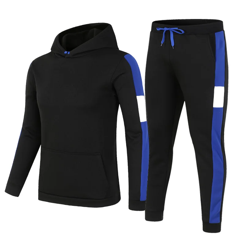 

2021 Men's Sportswear 2 Piece Sweatshirt + Sweatpants Sportswear Pullover Hoodie Casual Men's Clothing Size S-3XL