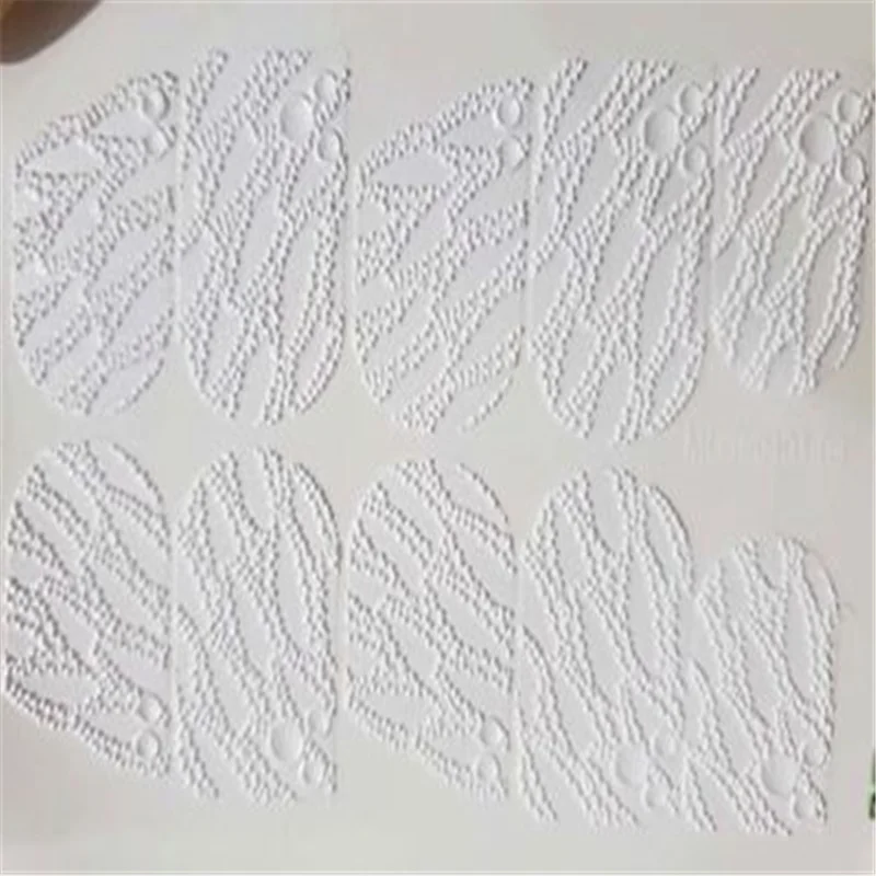 Лидер продаж модные наклейки для ногтей с белыми струнами и линиями Водные