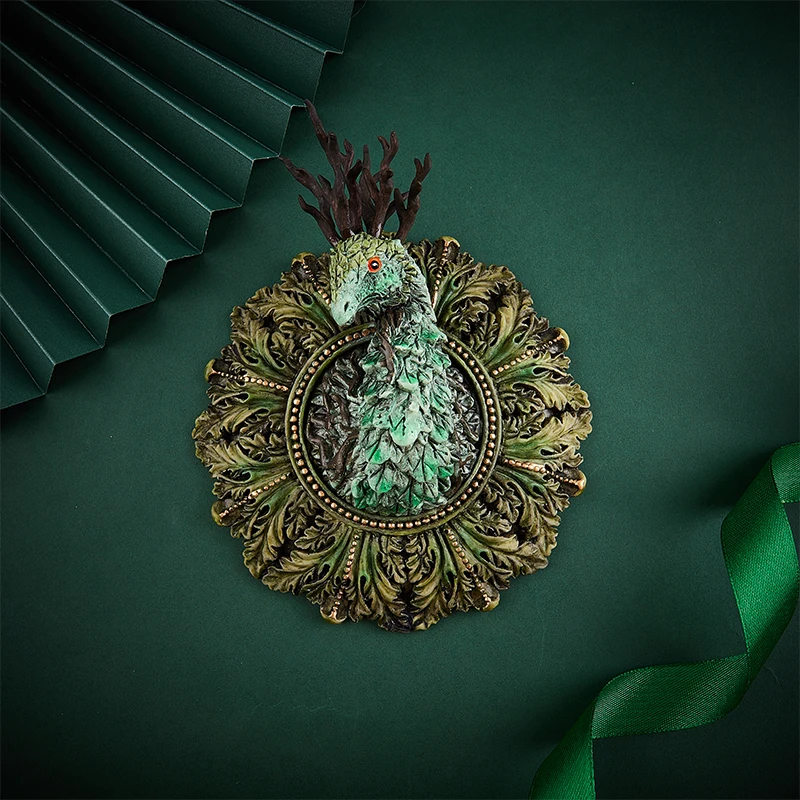 

1 Pcs Forest Dragon Resin Statues Wall Garden Decoration Outdoor Porch Garten Dragon