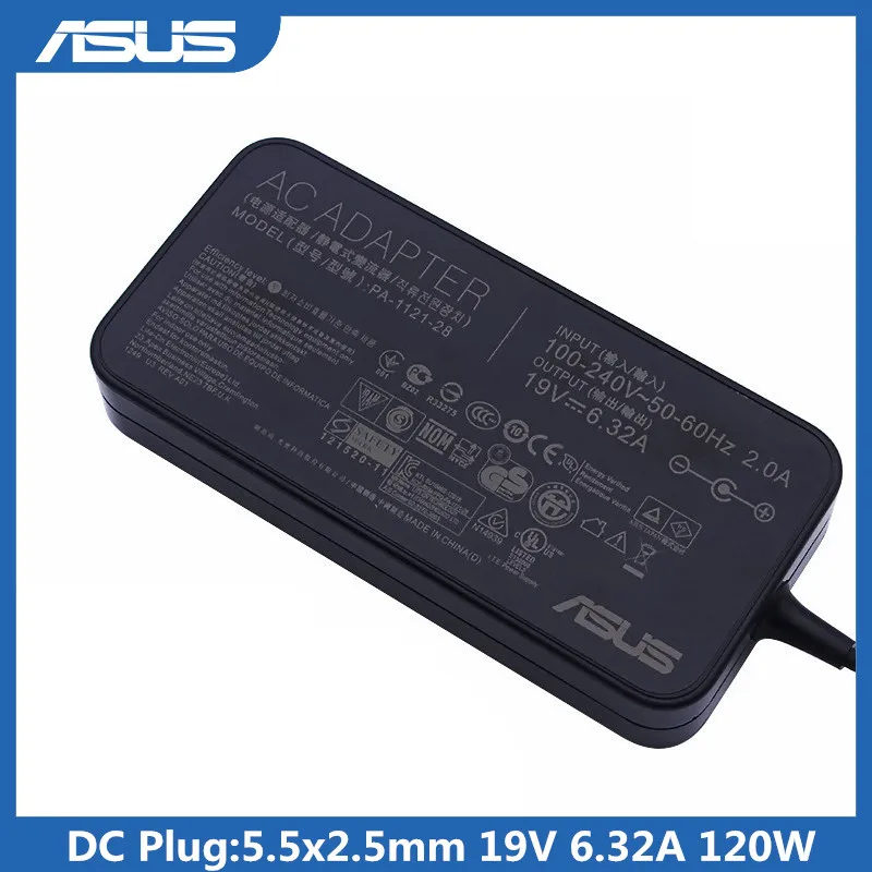 Для Asus PA 1121 28 AC зарядное устройство для N750 N55 19V 6.32A 120W 5 5*2 адаптер ноутбука N500 G50 N53S