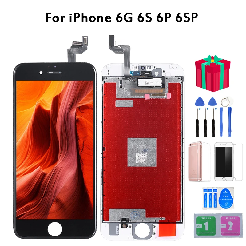 Для iPhone 6 6S Plus lcd AAA + с 3D силой кодирующий преобразователь сенсорного экрана в