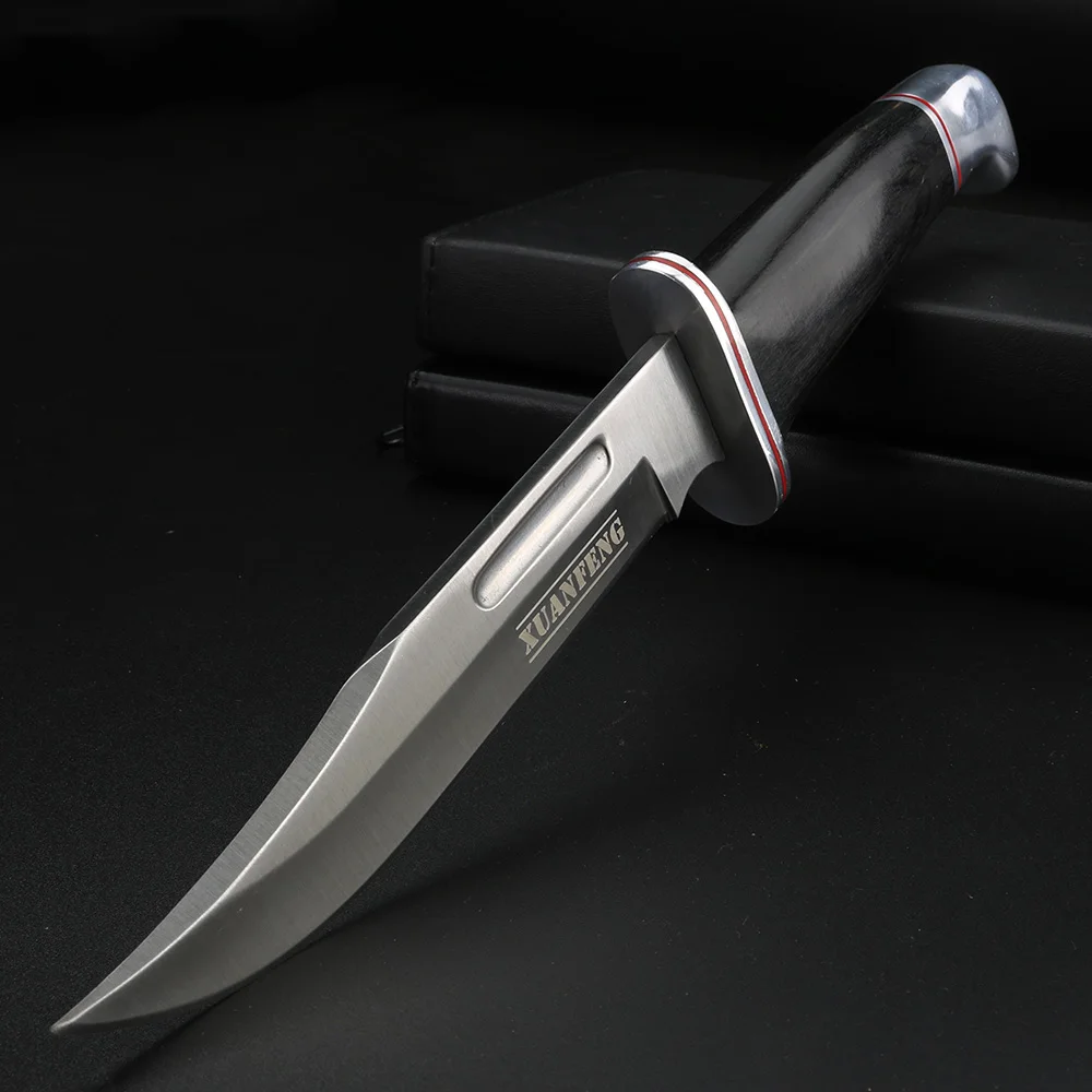 

Уличный охотничий короткий нож, высокопрочный Военный нож, кемпинг, выживание, нож для самообороны, прямой нож, фиксированный нож