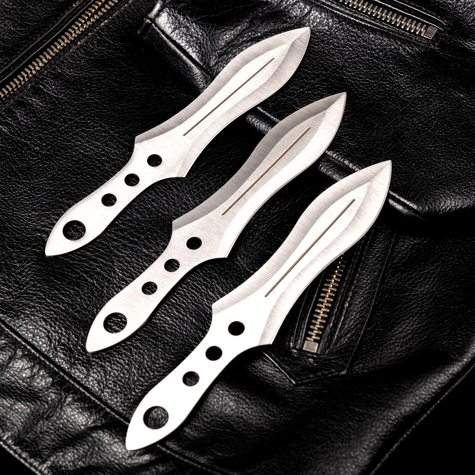 Набор тактических ножей с фиксированным лезвием 3 шт. для выживания на открытом