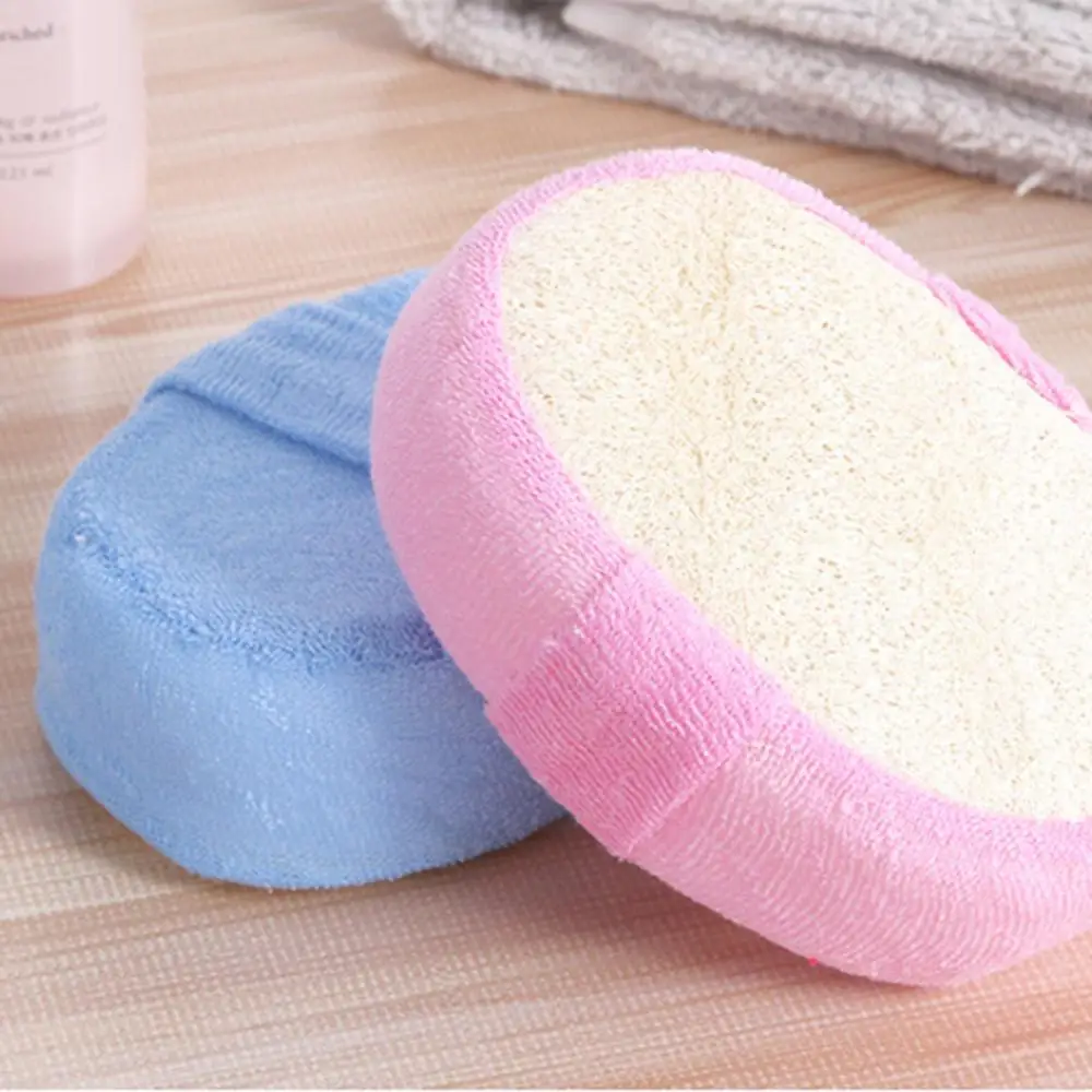 1 Pcs Soft Bathing Sponge For Shower Spa Exfoliator Scrubber Pad Cotton Flapping Reusable Face Cleaning Bath Brush | Дом и сад