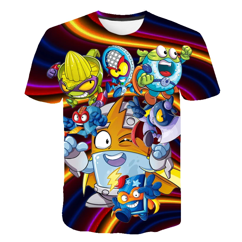 

2020 Boys Super Zings Sonic Print Clothes Baby 3D Funny T-Shirts Kids Superzings Clothing Boys Graphic T Shirts Anime Among Eboy