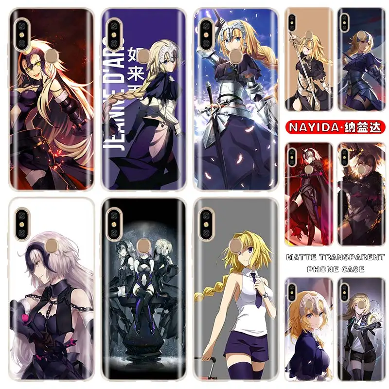 

Jeanne D'Arc Fate Apocrypha Anime Cover Soft Case For Xiaomi Redmi 9a 8A 7A Note 10 9 8 7 Pro Max 10S Y3 9S 8T