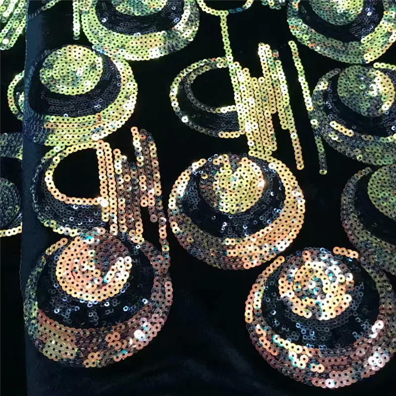 Высокое качество кружевная ткань модная органзовая бaрхaтныe лeггинсы 2019 Золотая