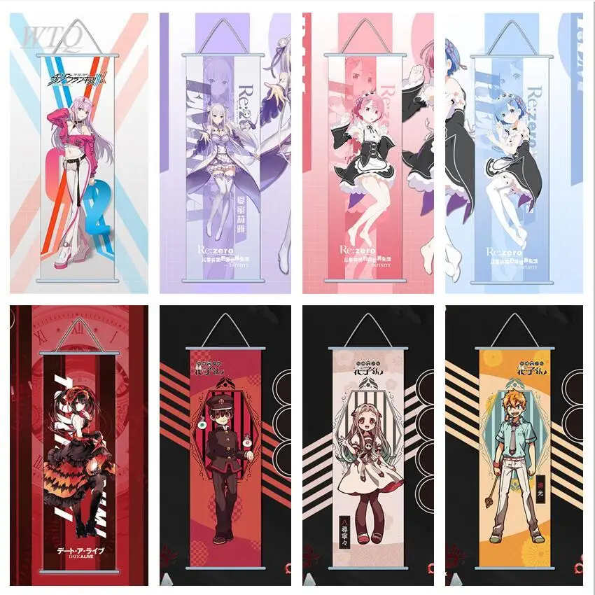 

30x90cm/50x/130cm Demon Slayer Poster Ground-bound Boy Hanako-kunanime Posters Canvas Painting Wall Art Picture Home Decor