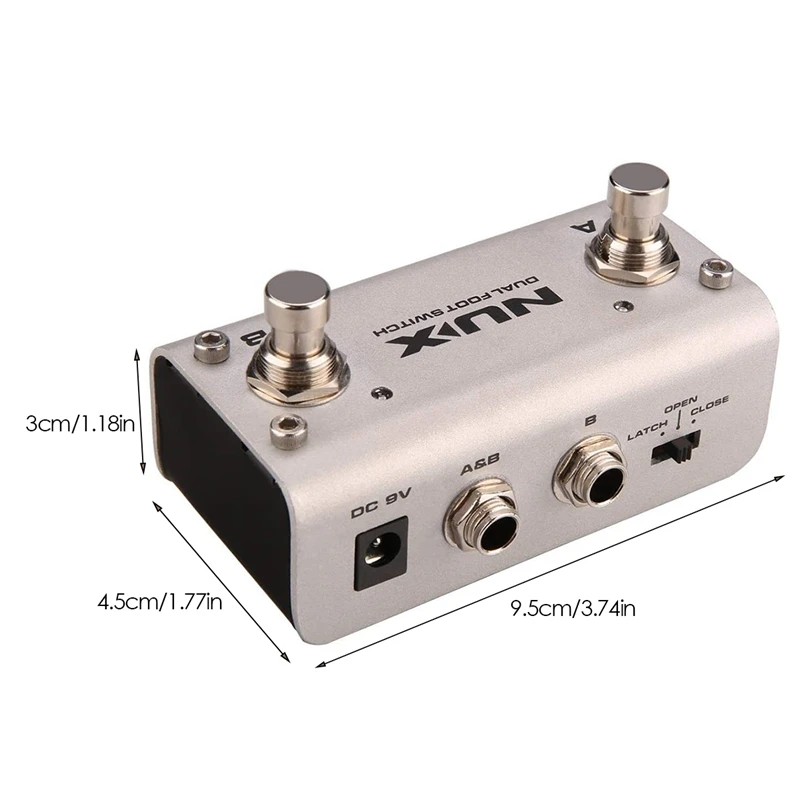 

NUX NMP-2 Dual Foot Switch for Keyboard, Modules and Effect Pedals Guitar Accessories