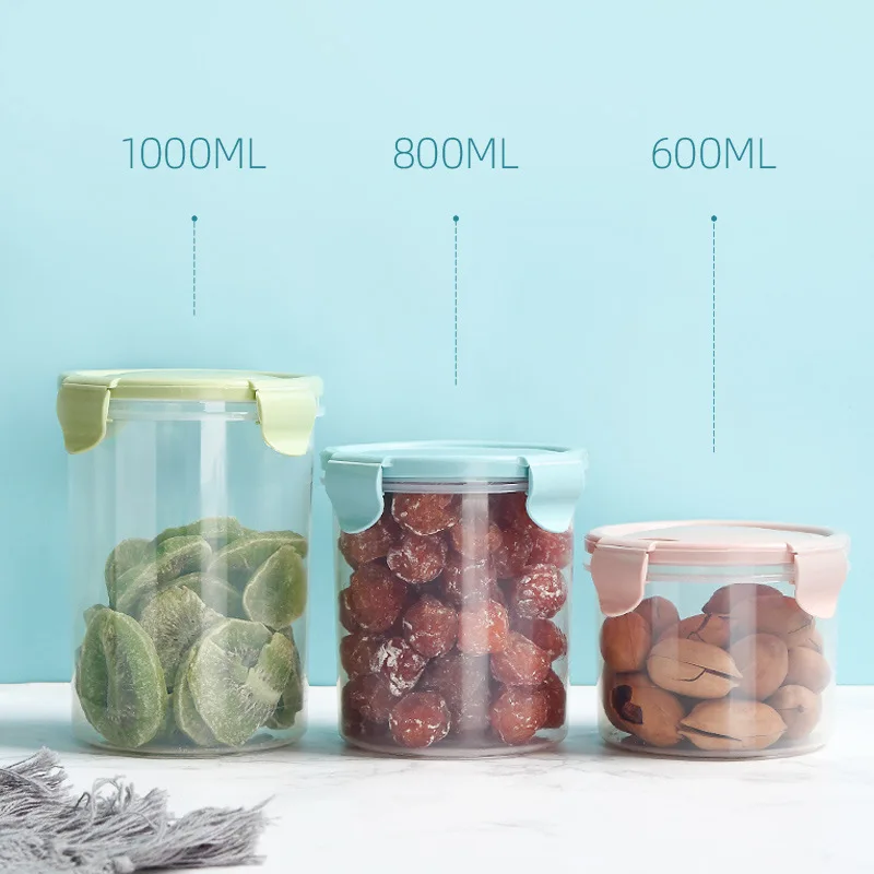 Банка с крышкой бутылка для перекуса Кухня сохранение домашняя зерна может Еда