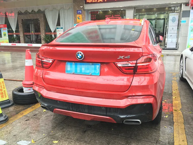 Спойлер для F26 X4 2015-2017 BMW спойлер из АБС-пластика цветной задний крыла автомобиля |