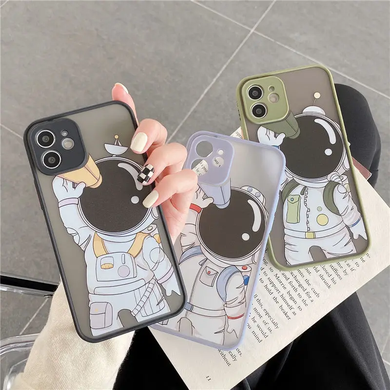 

Case For iPhone 11 12 X XR XS Pro Max Interesting Pattern Phone Case Original TPU Soft Cover For iPhone 7 8 Plus SE 2020 Case