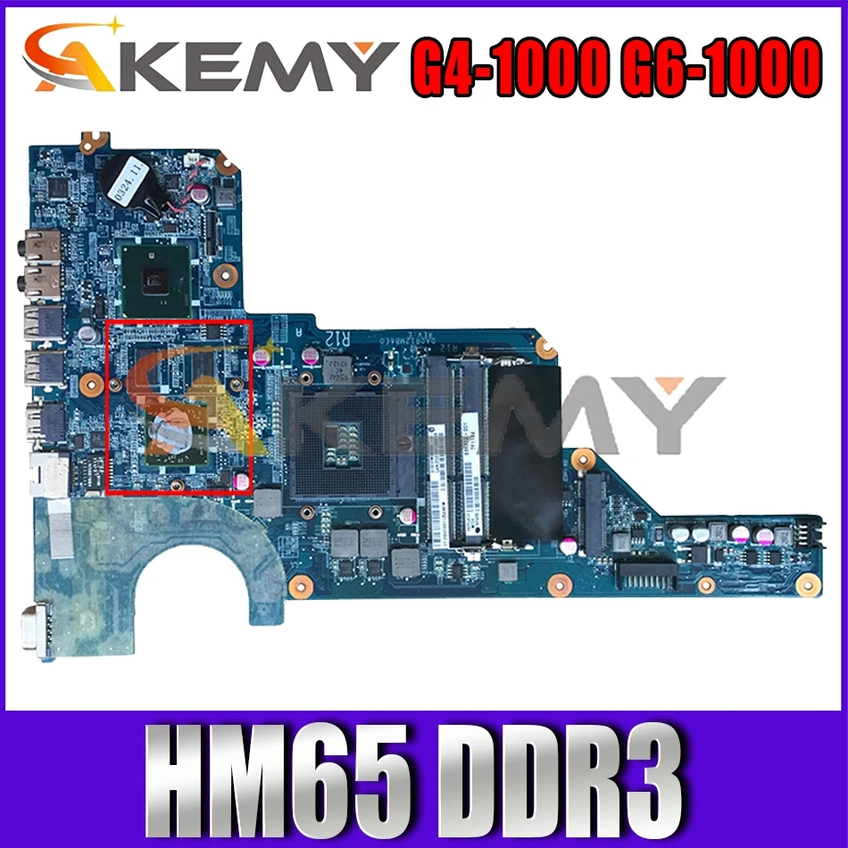 

681045-001 681045-501 Материнская плата для ноутбука для HP павильон G4-1000 G6-1000 Материнская плата ноутбука DAR13JMB6C0 HM65 N13M-GE5-S-A1
