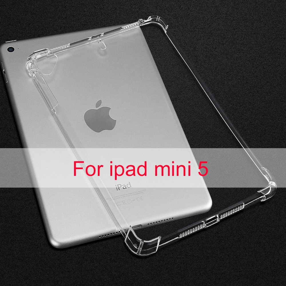 For mini 5 Essidi мягкий прозрачный чехол для IPad Mini 1 2 3 4 5 Tansparent противоударной защитной плёнки чехол для планшета из Уретанового термопластика для IPad 2, 3, 4 чехол для IPad Air 1 2 3 9,7 - Цвет: For mini 5